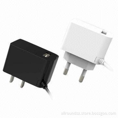 Mobile Phone chargers with USB and Cable, 1A Output